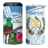 Custom Guatemala Football 4 in 1 Can Cooler Tumbler Vamos Los Chapines! LT14
