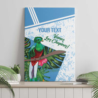 Custom Guatemala Football Canvas Wall Art Vamos Los Chapines!