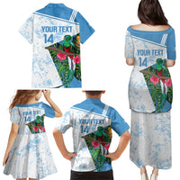 Custom Guatemala Football Family Matching Puletasi and Hawaiian Shirt Vamos Los Chapines! LT14