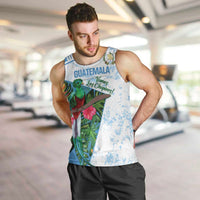 Custom Guatemala Football Men Tank Top Vamos Los Chapines! LT14