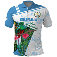 Custom Guatemala Football Polo Shirt Vamos Los Chapines! LT14