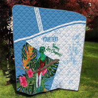 Custom Guatemala Football Quilt Vamos Los Chapines!