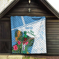 Custom Guatemala Football Quilt Vamos Los Chapines!