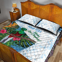 Custom Guatemala Football Quilt Bed Set Vamos Los Chapines!