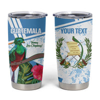 Custom Guatemala Football Tumbler Cup Vamos Los Chapines! LT14