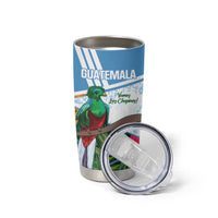 Custom Guatemala Football Tumbler Cup Vamos Los Chapines! LT14