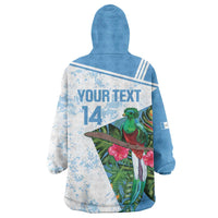 Custom Guatemala Football Wearable Blanket Hoodie Vamos Los Chapines! LT14