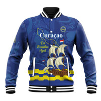 Custom Curacao Football Baseball Jacket La Familia Azul