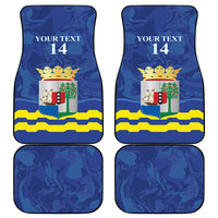 Custom Curacao Football Car Mats La Familia Azul
