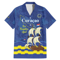 Custom Curacao Football Family Matching Mermaid Dress and Hawaiian Shirt La Familia Azul