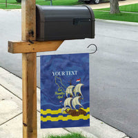 Custom Curacao Football Garden Flag La Familia Azul