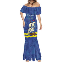 Custom Curacao Football Mermaid Dress La Familia Azul