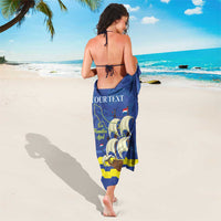 Custom Curacao Football Sarong La Familia Azul