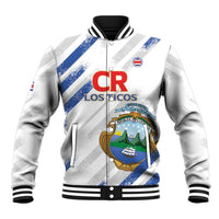 Custom Costa Rica Football Baseball Jacket Go Champions Los Ticos