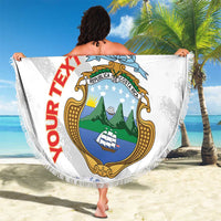 Custom Costa Rica Football Beach Blanket Go Champions Los Ticos
