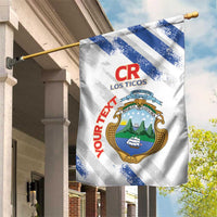 Custom Costa Rica Football Garden Flag Go Champions Los Ticos
