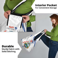 Custom Costa Rica Football Grocery Bag Go Champions Los Ticos