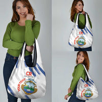 Custom Costa Rica Football Grocery Bag Go Champions Los Ticos