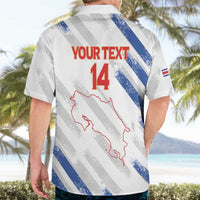 Custom Costa Rica Football Hawaiian Shirt Go Champions Los Ticos