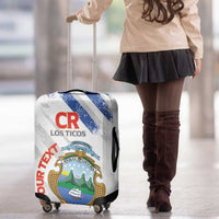 Custom Costa Rica Football Luggage Cover Go Champions Los Ticos