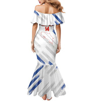 Custom Costa Rica Football Mermaid Dress Go Champions Los Ticos