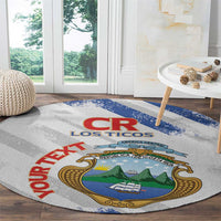 Custom Costa Rica Football Round Carpet Go Champions Los Ticos