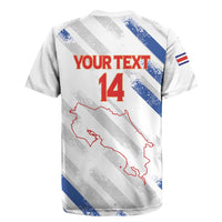Custom Costa Rica Football Rugby Jersey Go Champions Los Ticos