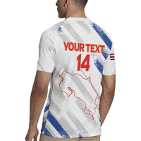 Custom Costa Rica Football Rugby Jersey Go Champions Los Ticos