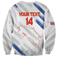 Custom Costa Rica Football Sweatshirt Go Champions Los Ticos