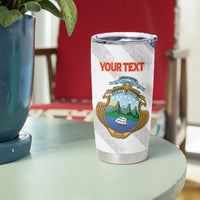 Custom Costa Rica Football Tumbler Cup Go Champions Los Ticos