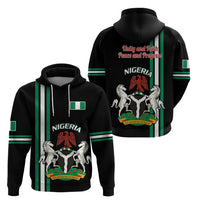 Nigeria Hoodie Nigeria Coat Of Arms Simple Style - Wonder Print Shop