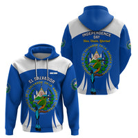 El Salvador Independence Day Hoodie Torogoz With Coat Of Arms Proud - Wonder Print Shop