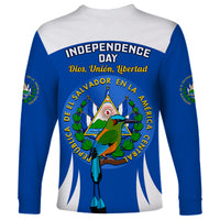 El Salvador Independence Day Long Sleeve Shirt Torogoz With Coat Of Arms Proud - Wonder Print Shop