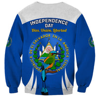 El Salvador Independence Day Sweatshirt Torogoz With Coat Of Arms Proud - Wonder Print Shop