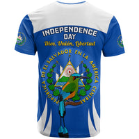 El Salvador Independence Day T Shirt Torogoz With Coat Of Arms Proud - Wonder Print Shop