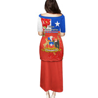 Chile Independence Day Puletasi Chilean Copihue Felices Fiestas Patrias - Wonder Print Shop