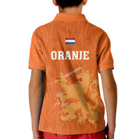 Netherlands Football Kid Polo Shirt Go Oranje 2023 World Cup - Wonder Print Shop