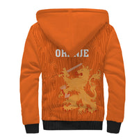 Netherlands Football Sherpa Hoodie Go Oranje 2023 World Cup - Wonder Print Shop