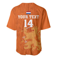 Custom Netherlands Football Baseball Jersey Go Oranje 2023 World Cup - Wonder Print Shop