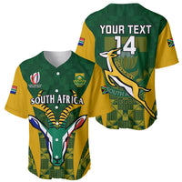 Custom South Africa Rugby Baseball Jersey Go Springboks Kente Pattern With Bokke - Wonder Print Shop