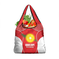 Guadeloupe Football Grocery Bag Allez Les Gwada Boys Red Color
