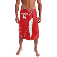 Guadeloupe Football Custom Lavalava Allez Les Gwada Boys Red Color