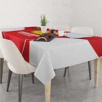 Guadeloupe Football Tablecloth Allez Les Gwada Boys Red Color