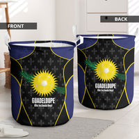 Guadeloupe Football Laundry Basket Allez Les Gwada Boys Flag Color