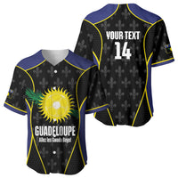 Guadeloupe Football Custom Baseball Jersey Allez Les Gwada Boys Flag Color