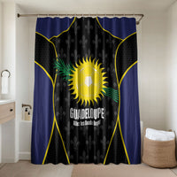 Guadeloupe Football Bathroom Set Allez Les Gwada Boys Flag Color