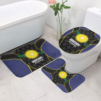 Guadeloupe Football Bathroom Set Allez Les Gwada Boys Flag Color