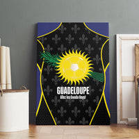 Guadeloupe Football Canvas Wall Art Allez Les Gwada Boys Flag Color