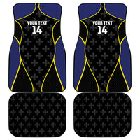 Guadeloupe Football Custom Car Mats Allez Les Gwada Boys Flag Color