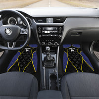 Guadeloupe Football Custom Car Mats Allez Les Gwada Boys Flag Color